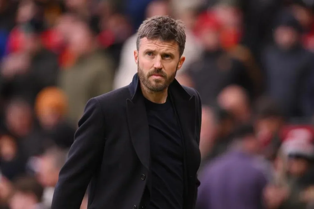 Michael Carrick, actualmente entrenador interino del Manchester United